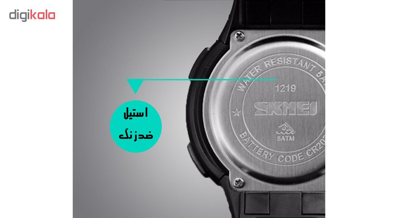 ساعت مچی دیجیتال اسکمی مدل 1219-E