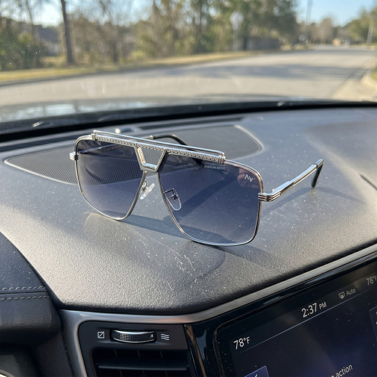 عینک آفتابی خلبانی (Aviator) مردانه آلبرت وگ مدل JS8534C05-P142 Polarized Avantgarde Visionary