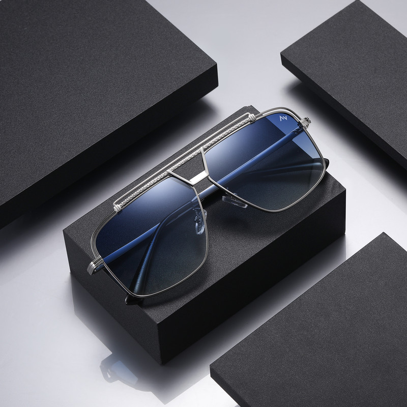 عینک آفتابی خلبانی (Aviator) مردانه آلبرت وگ مدل JS8534C05-P142 Polarized Avantgarde Visionary