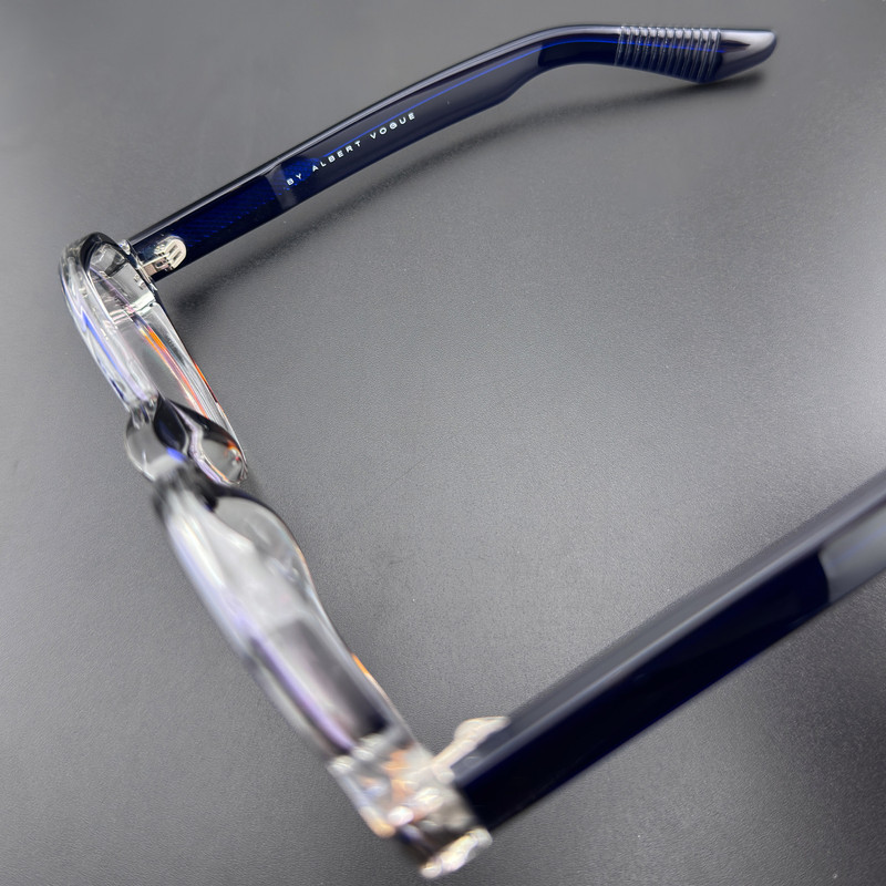 فریم عینک طبی گرد آلبرت وگ مدل S31108-C4-1 Acetate مناسب برای صورت گرد و بیضی
