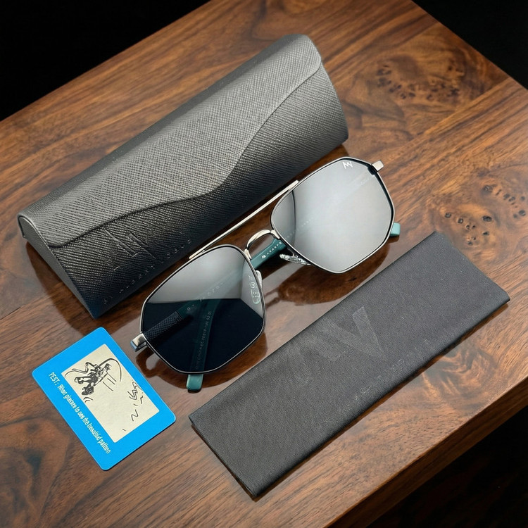 عینک آفتابی خلبانی (Aviator) مردانه آلبرت وگ مدل 6314C104P131 Avantgarde Visionary