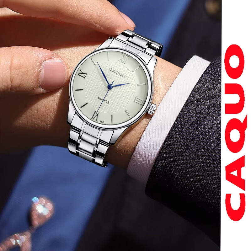 ساعت مچی عقربهای کوارتز مردانه کاکیو مدل کلاسیک استایل کد CA-US
