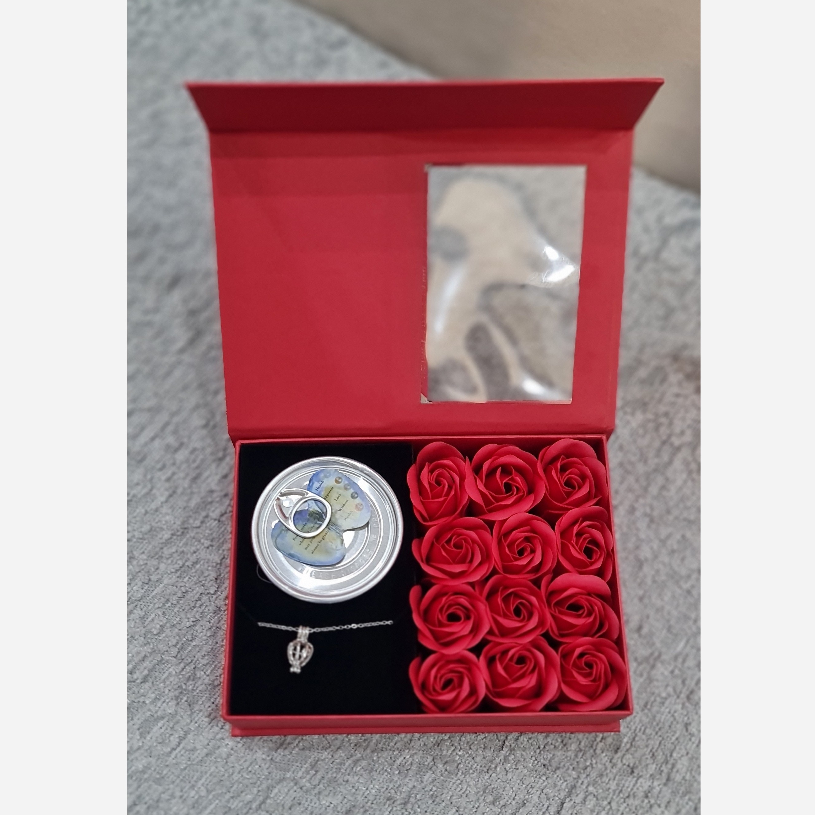 مروارید عشق پک قرمز بهمراه بگ