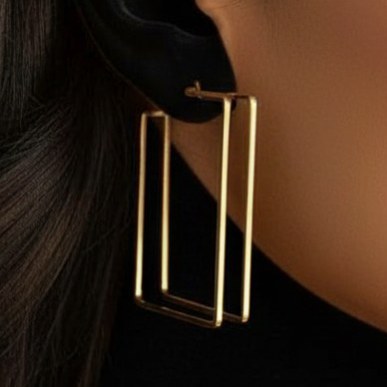 گوشواره های زنانه  مینیمال در طرح های متنوع رنگ کاملا ثابت کد ztj (پس کرایه)