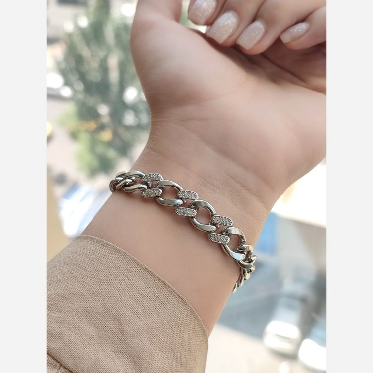 دستبند زنانه استیل 5364545