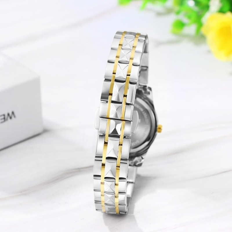 ساعت مچی عقربهای کوارتز مردانه پوداگار مدل دی دیت بند استیل تراش الماسی کد P4