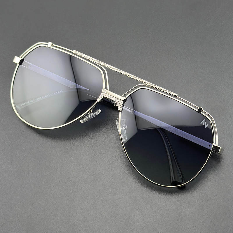 عینک آفتابی خلبانی (Aviator) مردانه آلبرت وگ مدل JS8554C05-P266