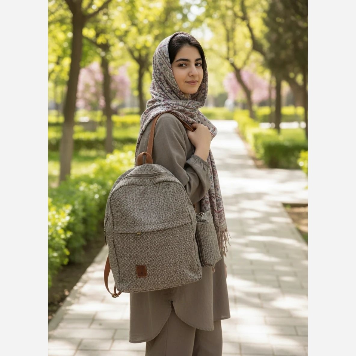 کوله جامدادی دار