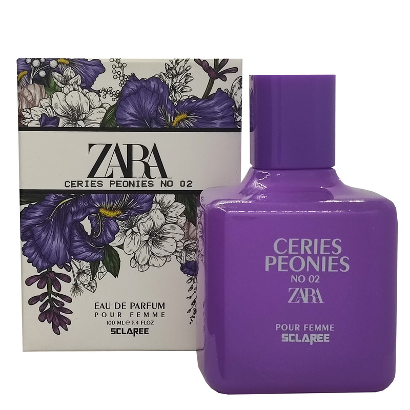 ادوپرفیوم زنانه اسکلاره مدل Ceries Peonies zara با رایحه شیرین حجم 100 میلیلیتر