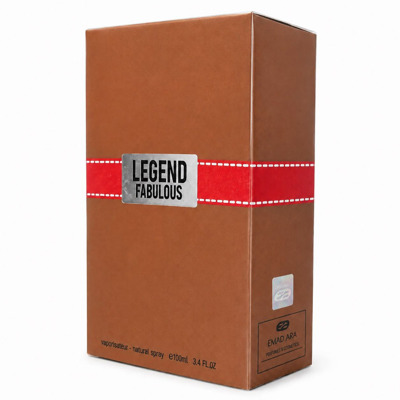 ادو تویلت مردانه عماد آرا مدل Legend Fabulous با رایحه تلخ حجم 100 میلی لیتر