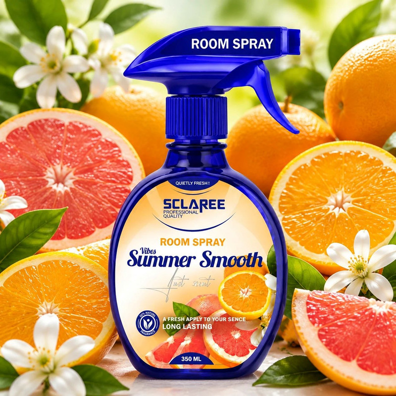 اسپری خوشبوکننده هوا اسکلاره مدل Summer Smooth رایحه مرکباتی حجم 350 میلی لیتر