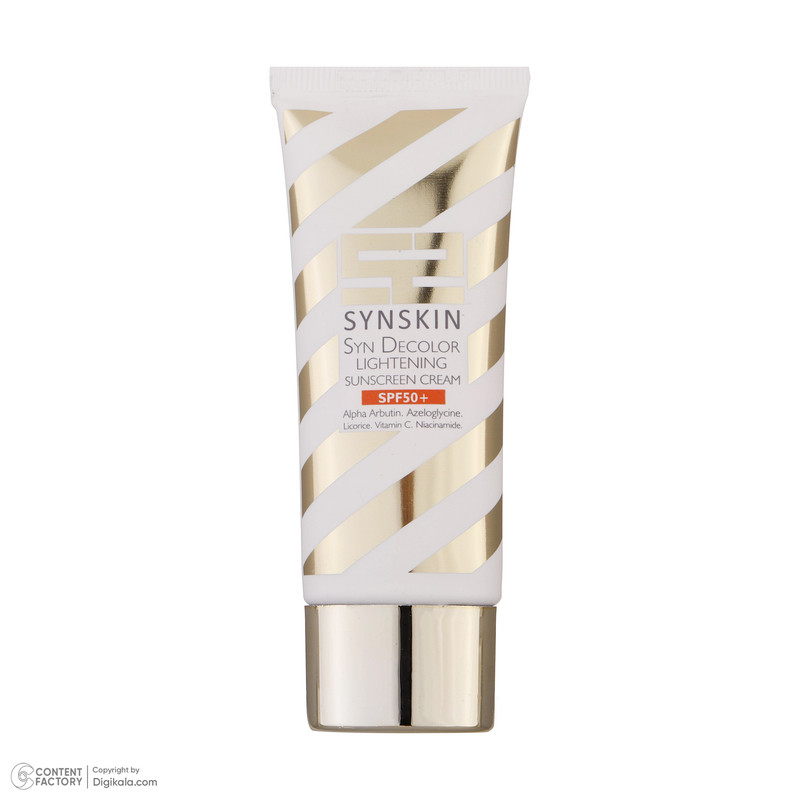ژل کرم ضد آفتاب بدون رنگ ساین اسکین SPF50 مدل Decolor محافظ UVA ،UVB، روشنکننده، مناسب انواع پوست حجم 40 میلیلیتر