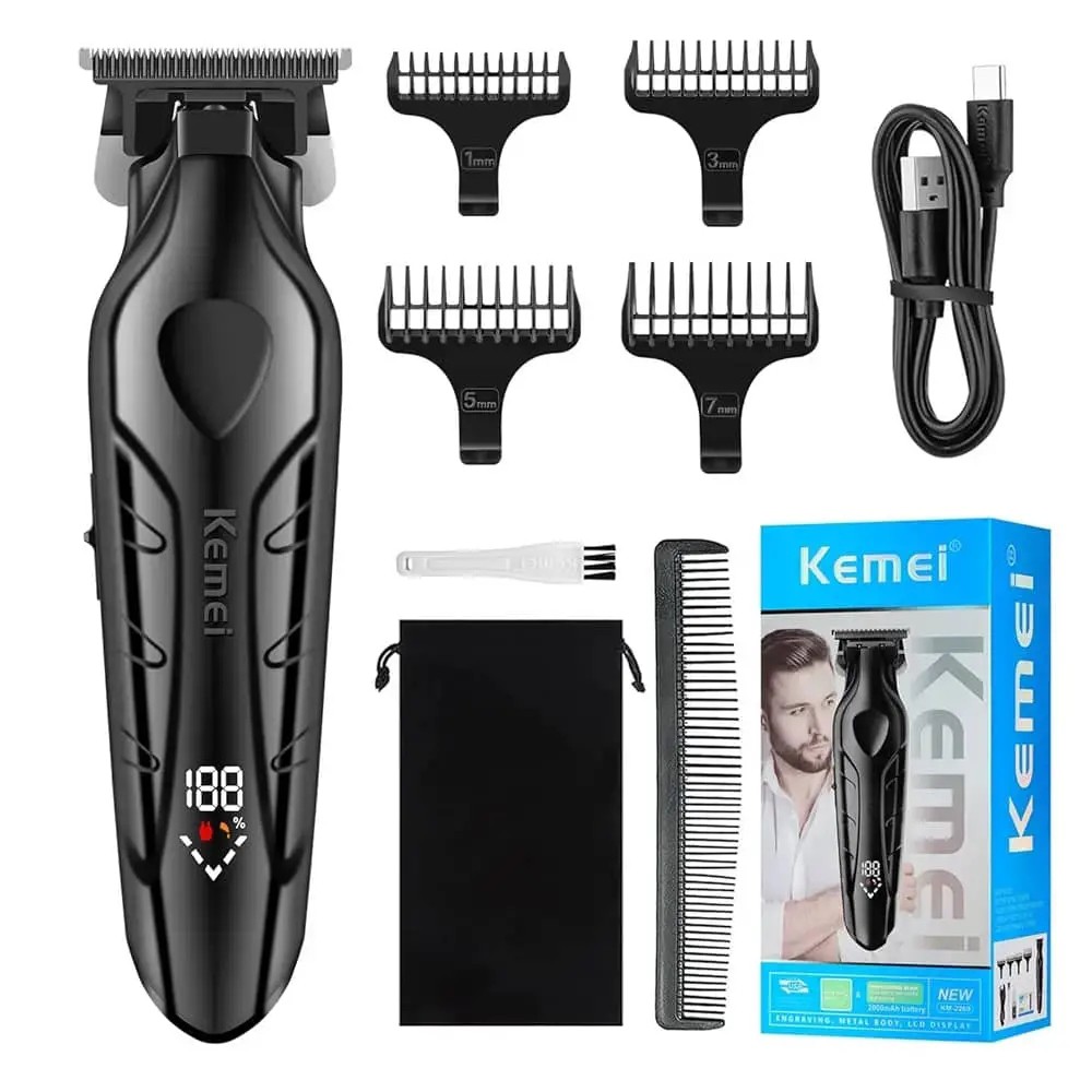 ماشین اصلاح خط زن و صفر زن  سر و صورت کیمی مدل KM-2269