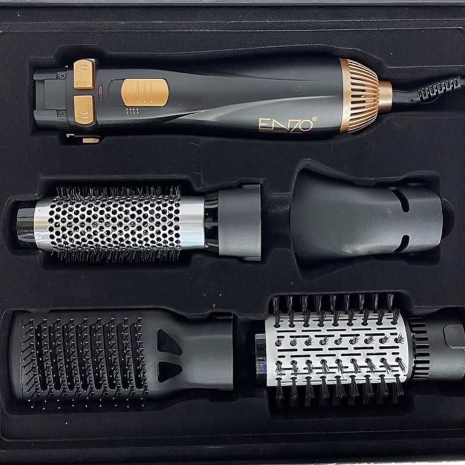 تخفیفات ویژه آخر تابستان سشوار چرخشی چندکاره انزو مدل ENZO -746 ا ENZO professional and 4 midL746