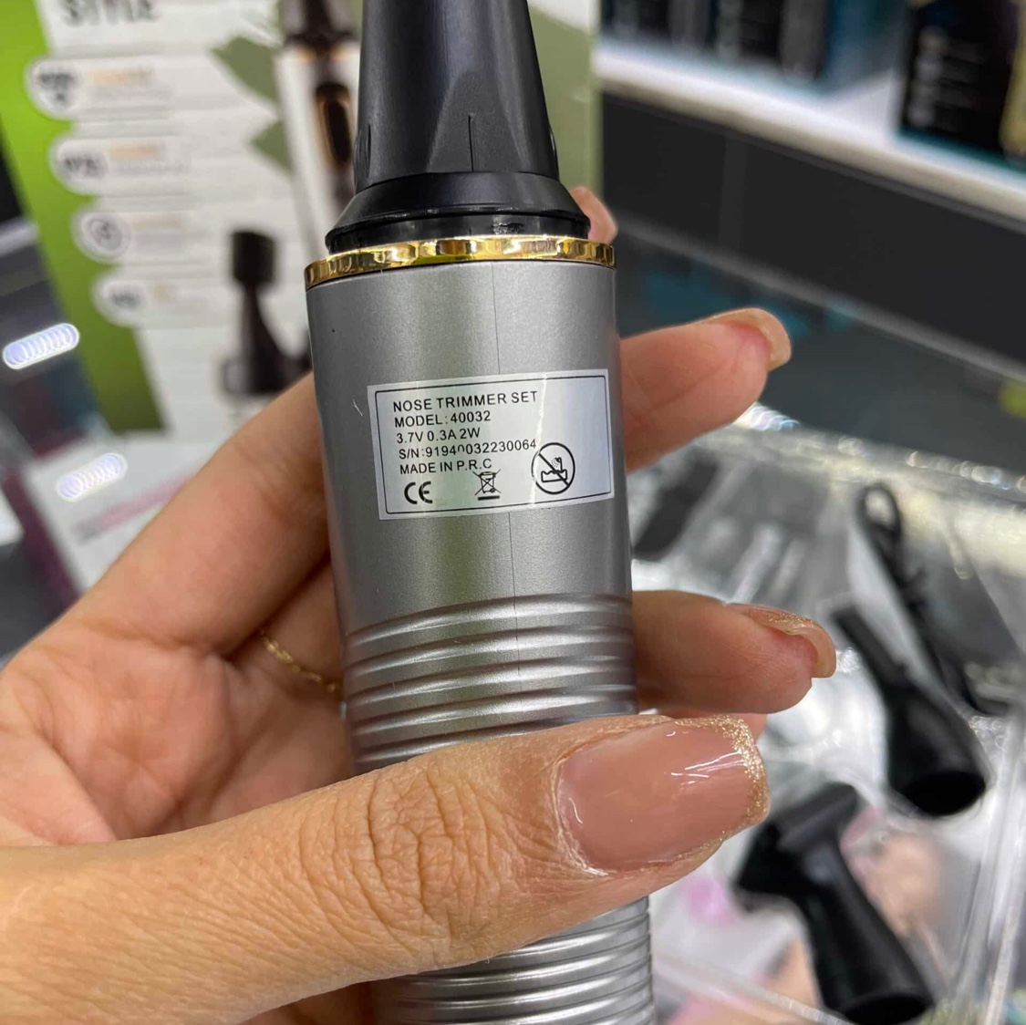 ست موزن گوش و بینی و خط زن دی اس پی مدل DSP model 40032 Nose trimmer set اورجینال