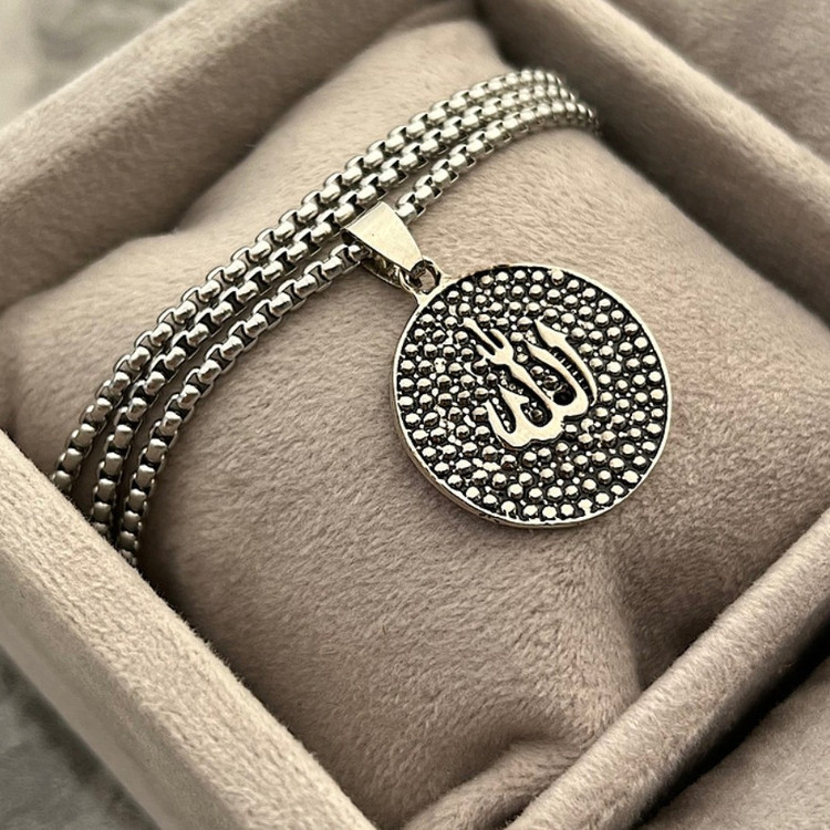 گردنبند الله دایره پر کار دون دونی