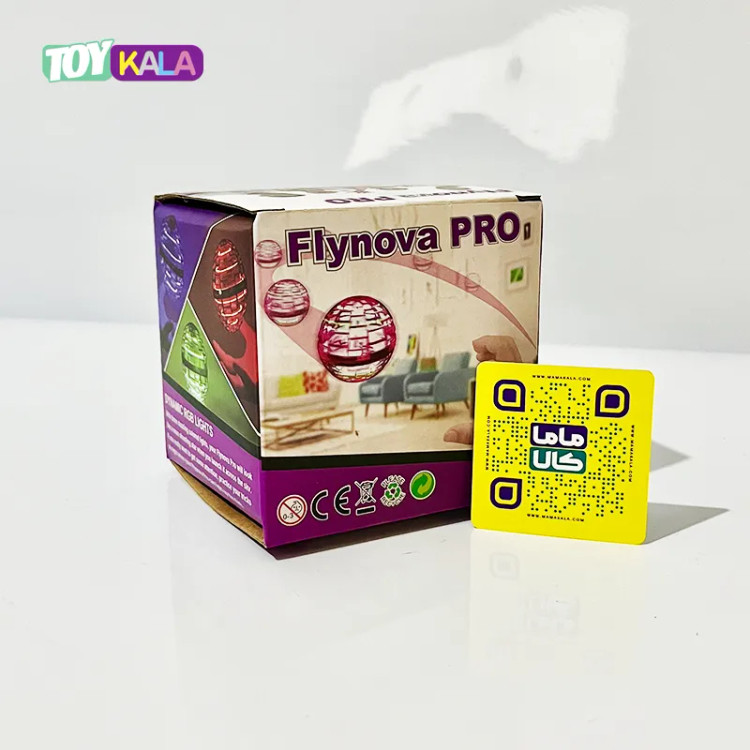 اسباب بازی اسپینر پرنده بنفش با چراغهای رنگی مدل FlyNova Pro
