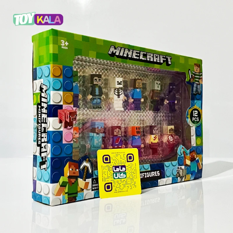 مینی فیگور ماینکرفت 12 عدد مدل Building Block