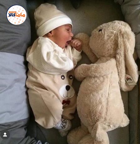عروسک خرگوش صورتی رنگ 55 سانتیمتر