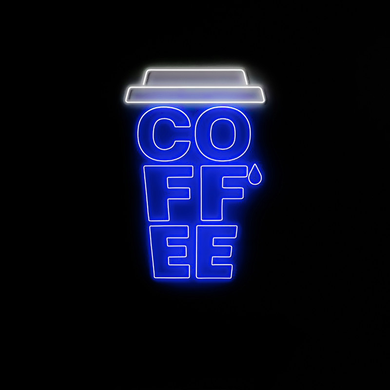 چراغ نئونی مدل coffee mug