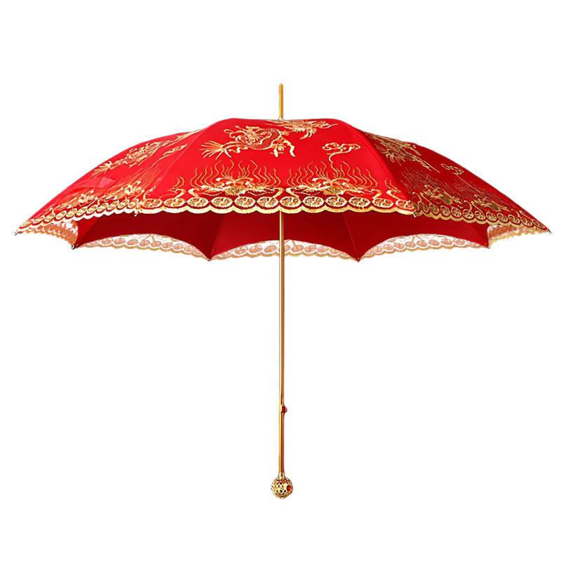 چتر 8 پره مدل پولکدار طرح Chinese Dragon قطر 95 سانتیمتر