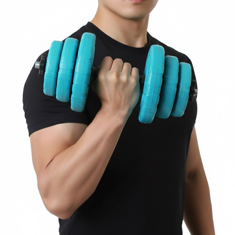 دمبل گرد قابل تنطیم وزن 7 کیلوگرم رادیس فیت مدل DVP-7Mix One Handle