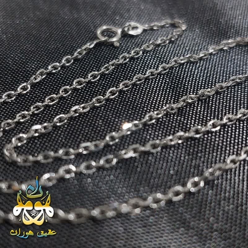 زنجیر نقره حلقه ای ظریف