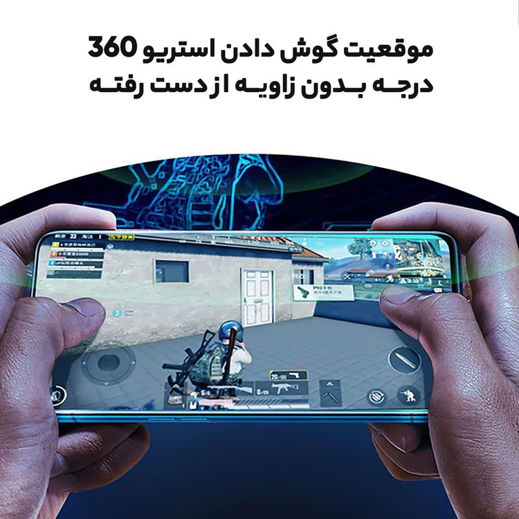 هدفون بلوتوثی مدل K55 با قابلیت حذف نویز (ANC)، درگاه شارژ USB Type-C، دارای کنترل لمسی روی گوشیها، حالت Gaming، مقاومت در برابر رطوبت و عرق