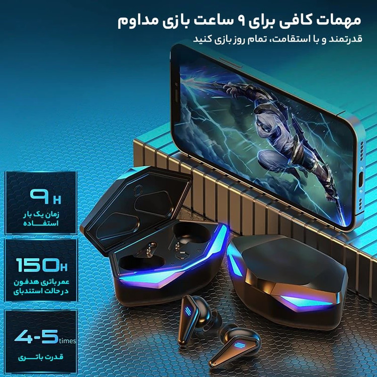 هدفون بلوتوثی مدل K55 Stereo