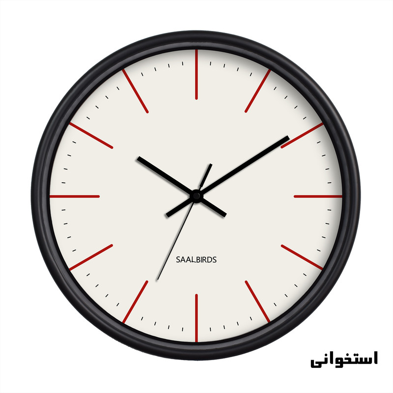 ساعت دیواری سال بردز طرح مدرن مدل CW-343