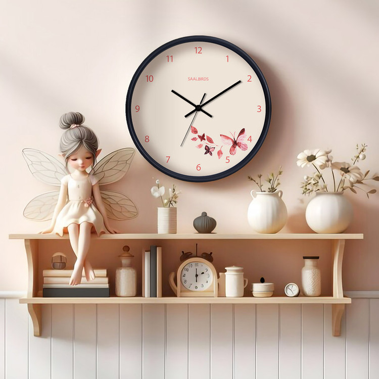 ساعت دیواری سال بردز طرح پروانه مدل CW-Butterfly