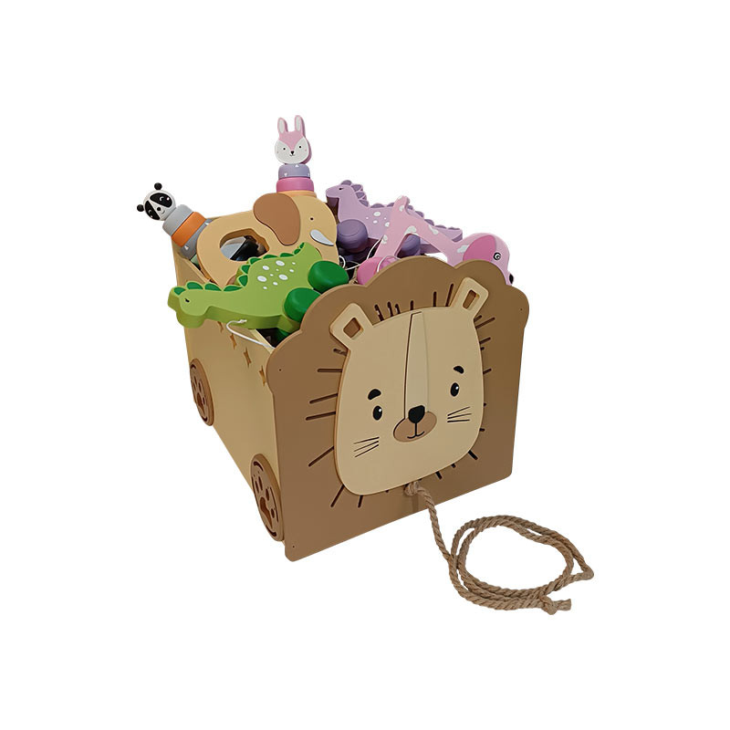 جعبه اسباب بازی کودک طرح شیر مدل MKids60-Lio-A