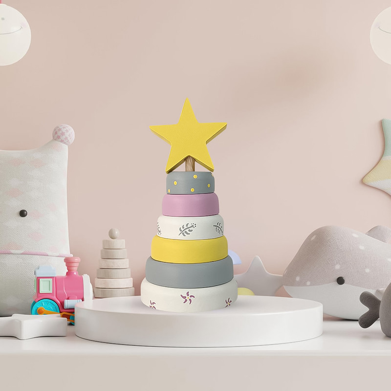 بازی فکری برج هیجان طرح ستاره مدل MKids68-B
