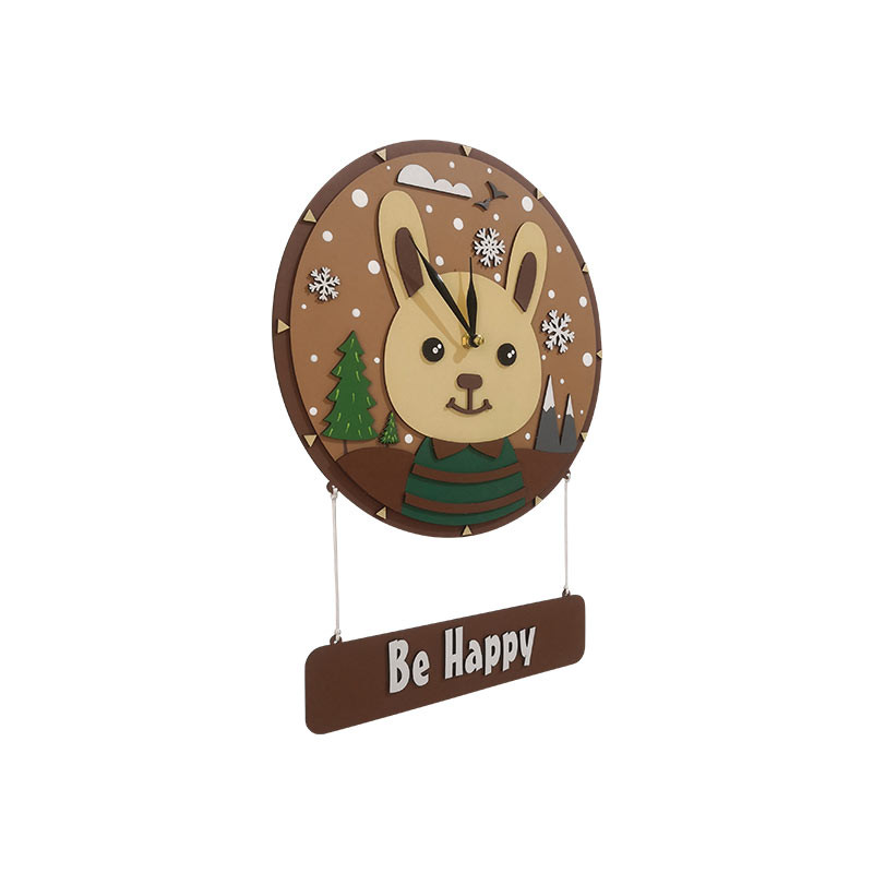 ساعت دیواری کودک طرح خرگوش مدل Mkids43-Rabbit(E)