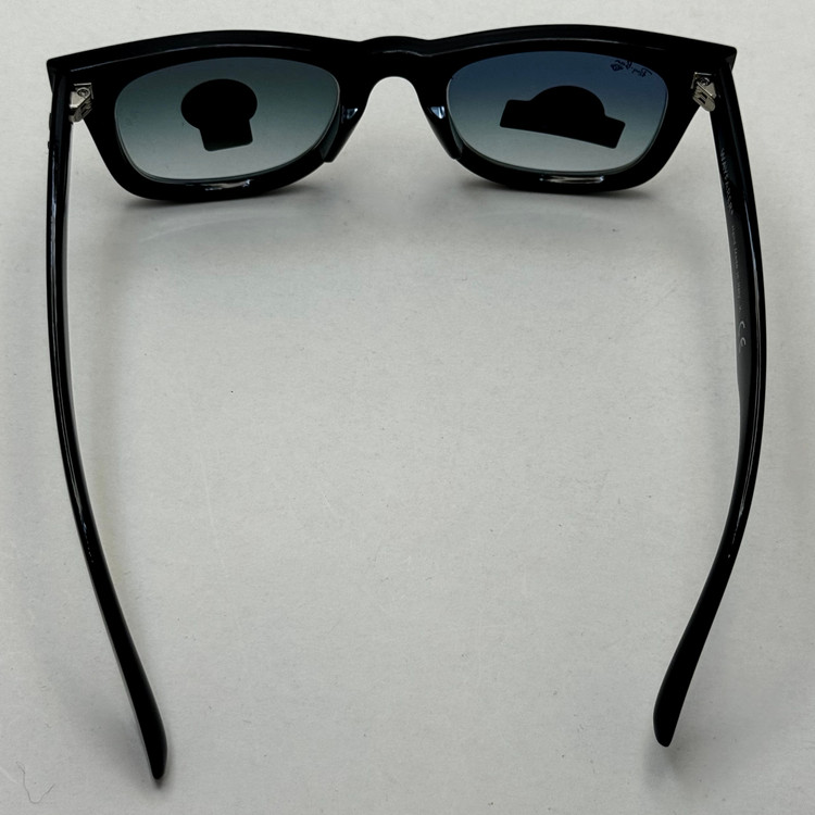 عینک ریبن ویفرر reyban WAYFARER سایز 50 آبی هایلایت به همراه پک کامل و اچار مخصوص عینک RB 2140 (ارسال رایگان)