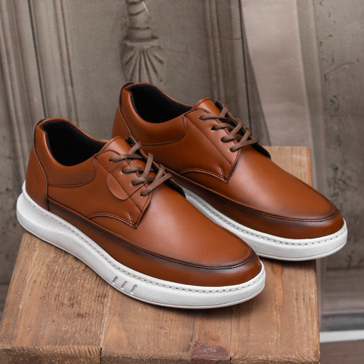 کفش مردانه رسمی مدل فلورانس رنگ عسلی پرفرووش