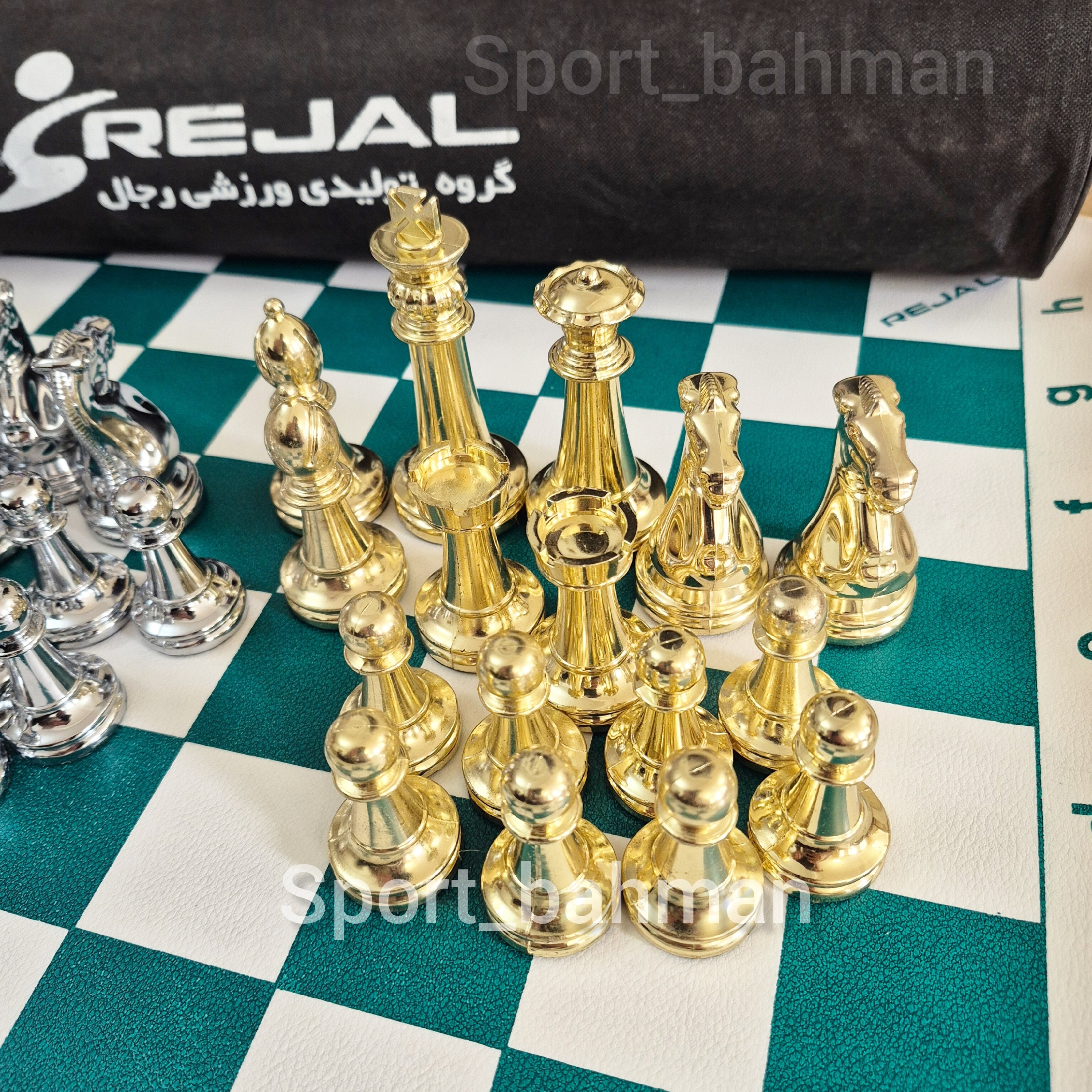شطرنج لوکس رجال قوطی استوانه ای