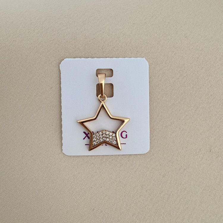 آویز گردنبند طرح ستاره ژوپینگ مدل X001113683