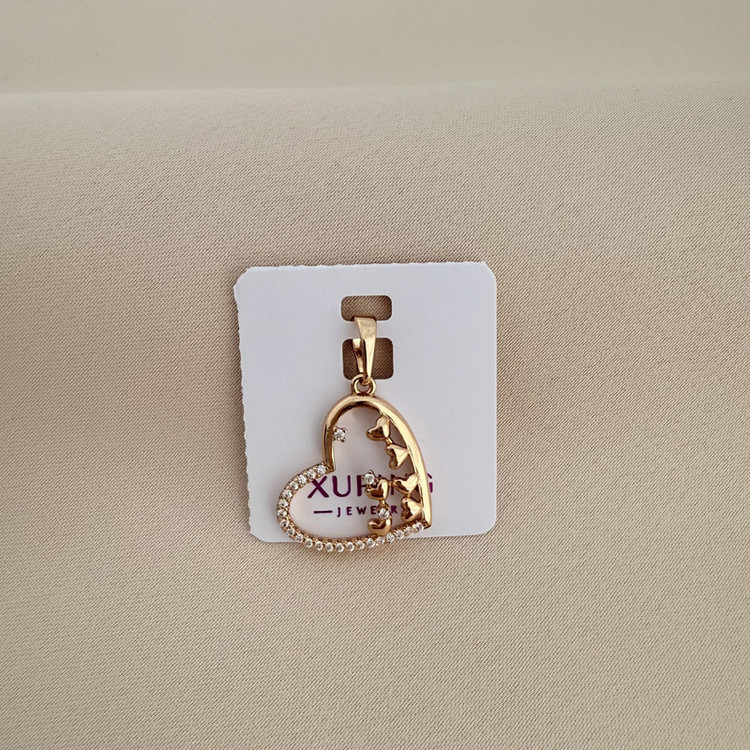 آویز گردنبند طرح قلب ژوپینگ مدل X001058403