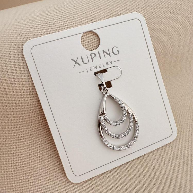 آویز گردنبند طرح اشک ژوپینگ مدل X001103963