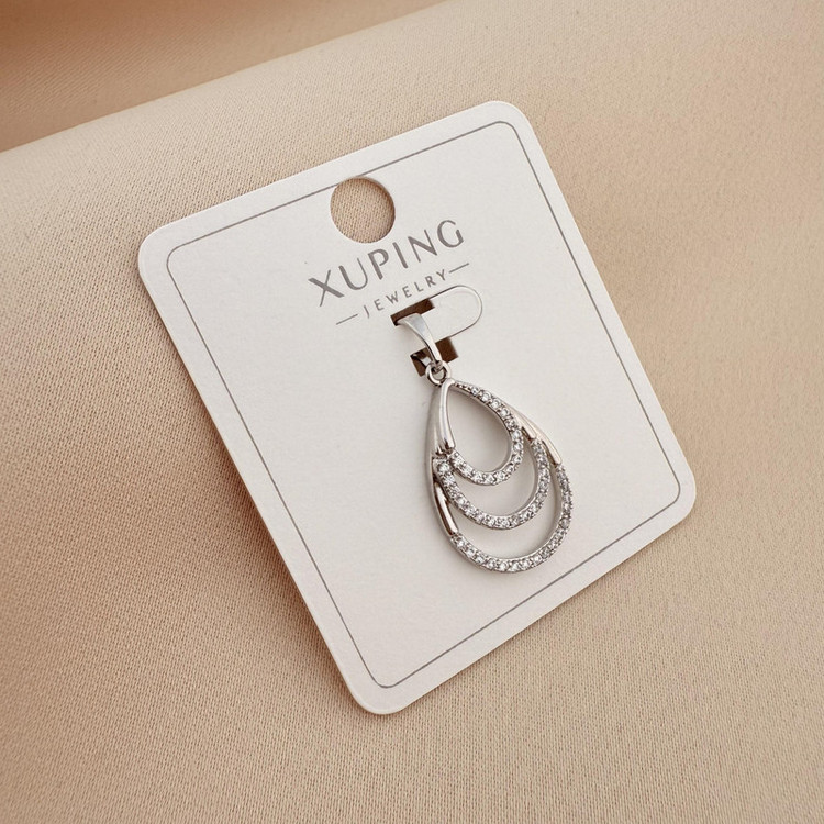 آویز گردنبند طرح اشک ژوپینگ مدل X001103963