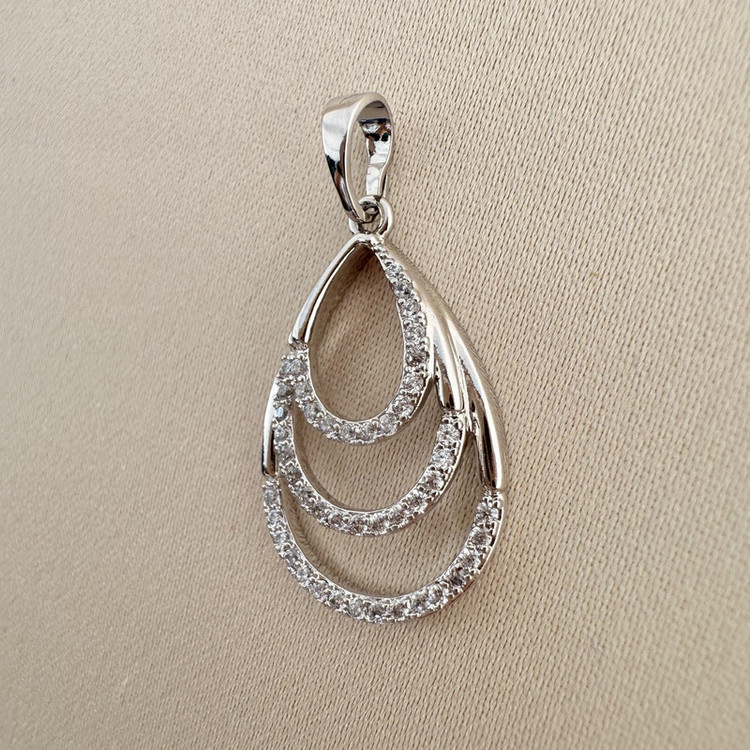 آویز گردنبند طرح اشک ژوپینگ مدل X001103963