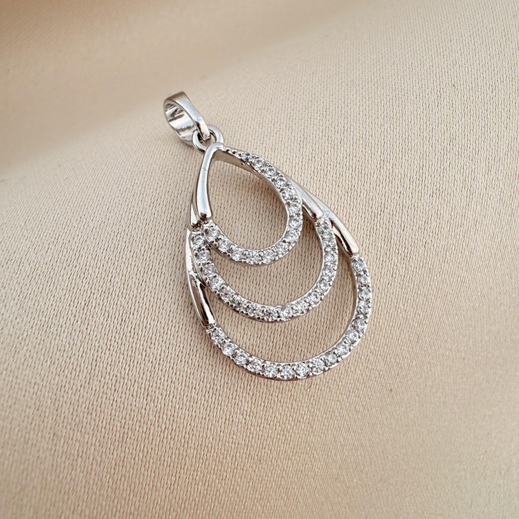 آویز گردنبند طرح اشک ژوپینگ مدل X001103963